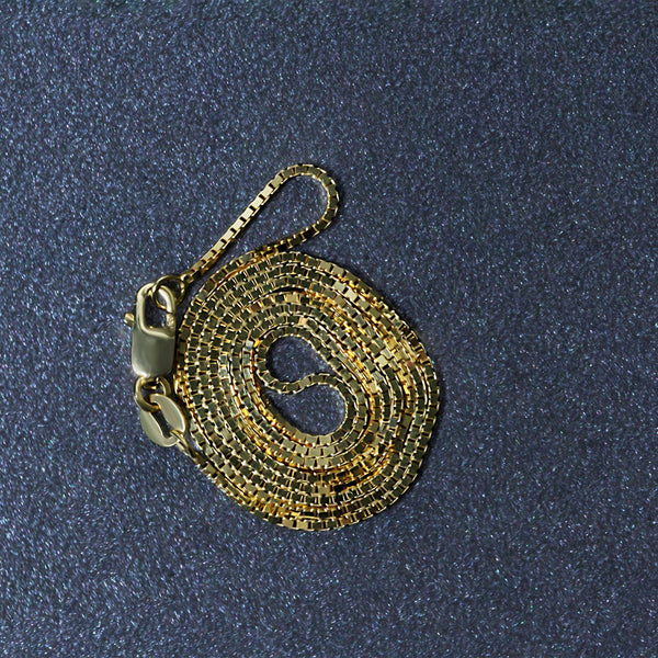 10k Yellow Gold Classic Box Chain (0.94 mm)