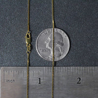 10k Yellow Gold Classic Box Chain (0.94 mm)