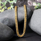 14K Yellow Gold Square Franco Chain (5.30 mm) thumbnail 4