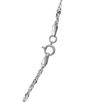 14k White Gold Singapore Chain (1.80 mm)