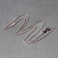14k Rose Gold Diamond Cut Round Wheat Chain (0.70 mm)