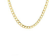 Load image into Gallery viewer, 14k Yellow Gold Solid Curb Chain (4.70 mm)