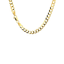 Load image into Gallery viewer, 14k Yellow Gold Solid Curb Chain (4.70 mm)