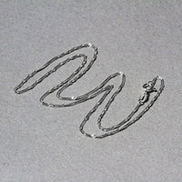 14k White Gold Singapore Chain (1.30 mm)