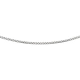 Sterling Silver Rhodium Plated Wheat Chain (3.20 mm) thumbnail 3