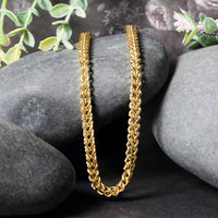 14k Yellow Gold Square Franco Chain (4.40 mm)