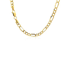 Load image into Gallery viewer, 14k Yellow Gold Lite Figaro Chain (4.70 mm)