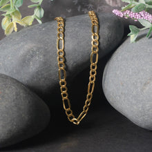 Load image into Gallery viewer, 14k Yellow Gold Lite Figaro Chain (4.70 mm)