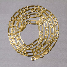 Load image into Gallery viewer, 14k Yellow Gold Lite Figaro Chain (4.70 mm)