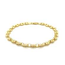 Load image into Gallery viewer, 14k Yellow Gold Puffed Mariner Link Bracelet (4.70 mm)