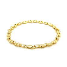 Load image into Gallery viewer, 14k Yellow Gold Puffed Mariner Link Bracelet (4.70 mm)