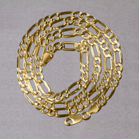 10k Yellow Gold Lite Figaro Chain (4.70 mm)