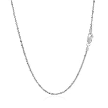 Load image into Gallery viewer, 14k White Gold Sparkle Chain (1.10 mm)