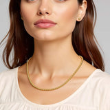 Graduated Bead Necklace in 14K Yellow Gold thumbnail 4