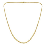 Graduated Bead Necklace in 14K Yellow Gold thumbnail 2