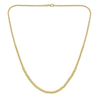 Graduated Bead Necklace in 14K Yellow Gold