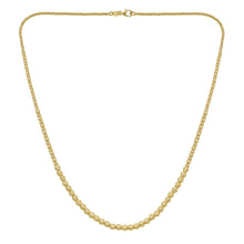 Graduated Bead Necklace in 14K Yellow Gold