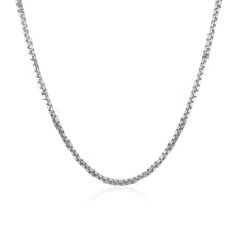 Load image into Gallery viewer, 14k White Gold Classic Box Chain (1.4 mm)