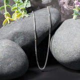 14k White Gold Classic Box Chain (1.40 mm) thumbnail 4