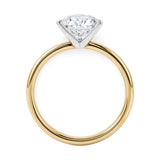 1 1/2 Carat Round Lab Grown IGI G/VS1 Diamond Solitaire Ring in 10K Yellow Gold thumbnail 4