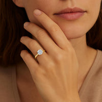 1 1/2 Carat Round Lab Grown IGI G/VS1 Diamond Solitaire Ring in 10K Yellow Gold