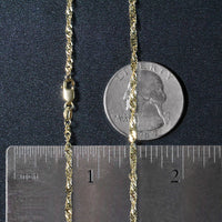 14k Yellow Gold Singapore Chain (2.10 mm)