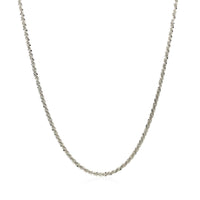 14k White Gold Sparkle Chain  (1.50 mm)
