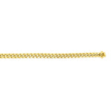 10k Yellow Gold Classic Miami Cuban Solid Bracelet (8.20 mm) thumbnail 8