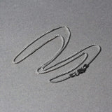 18k White Gold Round Wheat Chain (1.40 mm) thumbnail 5