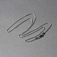 18k White Gold Round Wheat Chain (1.40 mm)