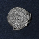 18k White Gold Round Wheat Chain (1.40 mm) thumbnail 6