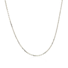 Load image into Gallery viewer, 14k White Gold Diamond Cut Cable Link Chain (1.10 mm)