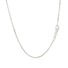 Load image into Gallery viewer, 14k White Gold Diamond Cut Cable Link Chain (1.10 mm)