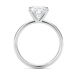 3 Carat Cushion Lab Grown IGI G/VS1 Diamond Solitaire Ring in 10K White Gold thumbnail 4