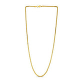 14k Yellow Gold Bismark Chain (2.50 mm) thumbnail 3