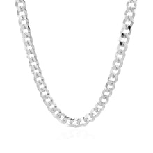 Load image into Gallery viewer, 14k White Gold Solid Curb Chain (5.70 mm)