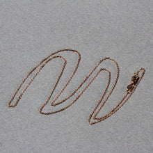 Load image into Gallery viewer, Diamond Cut Cable Link Chain in Rose Gold (0.87 mm)