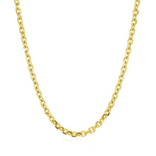 Load image into Gallery viewer, 14k Yellow Gold Diamond Cut Cable Link Chain (2.90 mm)