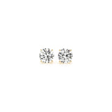 1 cttw Certified IGI Lab Grown Round Diamond Earrings 14k Yellow Gold (G/VS2) thumbnail 1