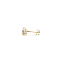 1 cttw Certified IGI Lab Grown Round Diamond Earrings 14k Yellow Gold (G/VS2)