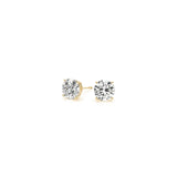 1 cttw Certified IGI Lab Grown Round Diamond Earrings 14k Yellow Gold (G/VS2) thumbnail 3