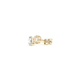 1 cttw Certified IGI Lab Grown Round Diamond Earrings 14k Yellow Gold (G/VS2) thumbnail 4