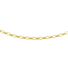 Load image into Gallery viewer, 14k Yellow Gold Oval Rolo Bracelet  (3.20 mm)