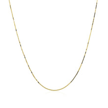 Load image into Gallery viewer, 14k Yellow Gold Classic Box Chain (0.60 mm)