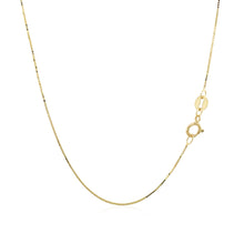 Load image into Gallery viewer, 14k Yellow Gold Classic Box Chain (0.60 mm)