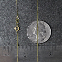 14k Yellow Gold Classic Box Chain (0.60 mm)