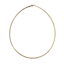 Load image into Gallery viewer, 14k Yellow Gold Classic Omega Style Necklace (2.00 mm)