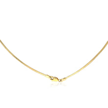 Load image into Gallery viewer, 14k Yellow Gold Classic Omega Style Necklace (2.00 mm)