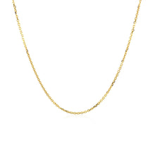 Load image into Gallery viewer, 10k Yellow Gold Adjustable Cable Chain (1.10 mm)