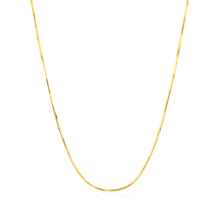 Load image into Gallery viewer, 14k Yellow Gold Octagonal Shiny Snake Chain (0.85 mm)